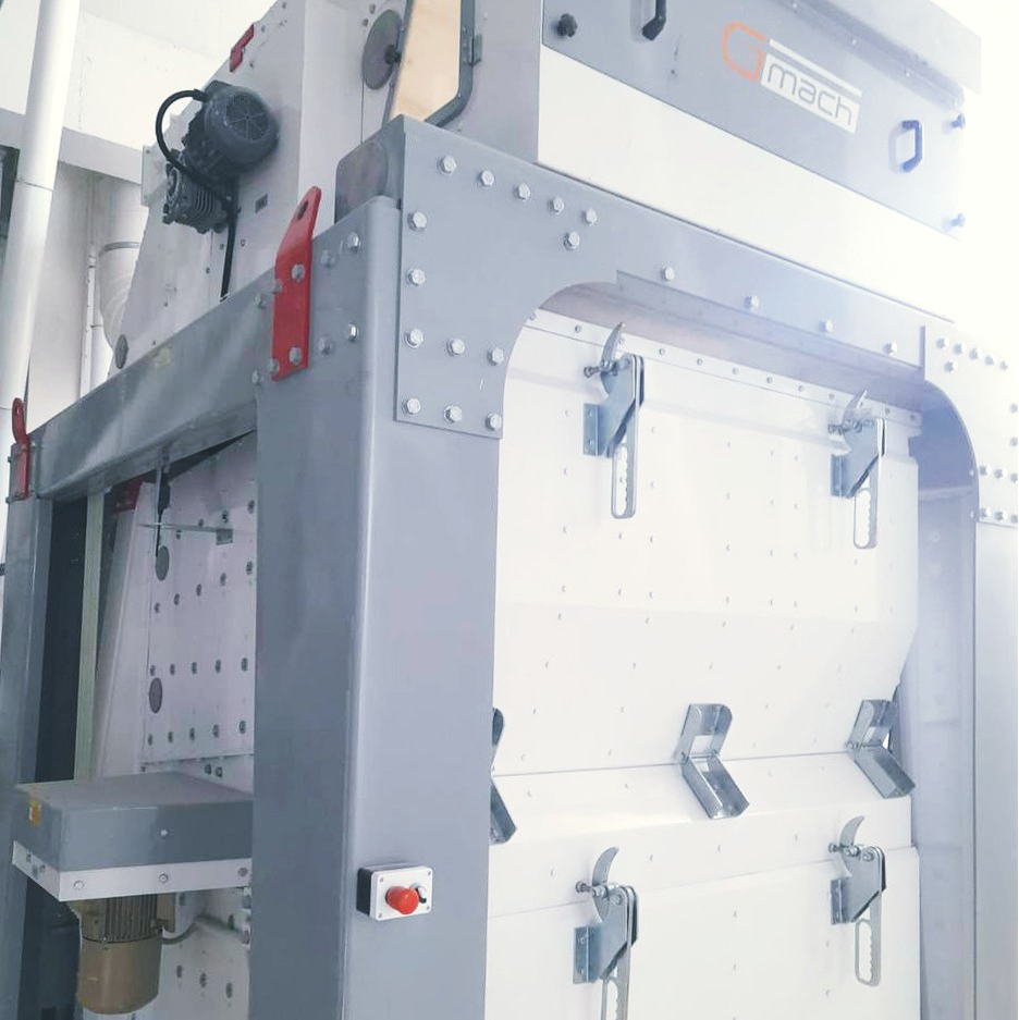  Weizenverarbeitungskapazität von 500 Tonnen/Tag. Mühlensystem in Mühlensystemen auf einem mehrstöckigen Gebäude im Irak.